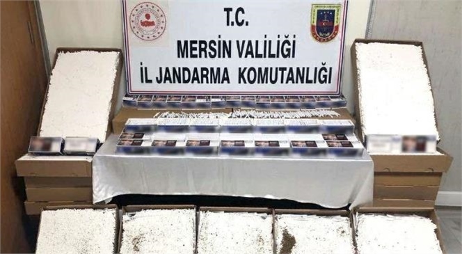 Mersin’de Jandarma Ekipleri Tarsus İlçesinde Kaçak Makaron Operasyonu Düzenledi 2 Şüpheli Yakalandı