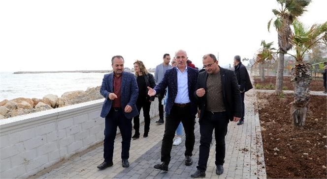 Başkan Gültak, "Karaduvar Sahili 2’nci Etap Park" Projesi Çalışmasını Yerinde İnceledi