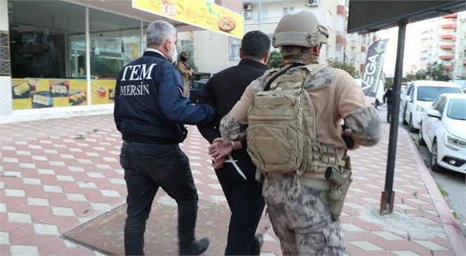 Mersin'de Düzenlenen Terör Operasyonunda 8 Şüpheli Şahıs Gözaltına Alındı