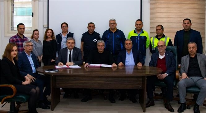 Mersin Büyükşehir ve MESKİ’de, 572 Kadrolu İşçiyi Kapsayan Toplu İş Sözleşmesi Sevinci