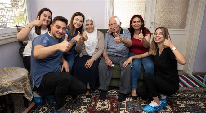 Mersin Büyükşehir’in Evde Temizlik Birimi Vatandaşların Hayatını Kolaylaştırmaya Devam Ediyor