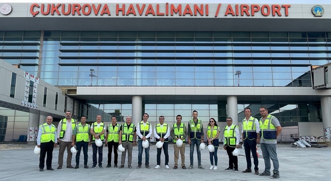 Tarsus TSO Yönetimi Çukurova Havalimanını Ziyaret Etti! Çukurova "Tarsus" Havalimanı Ocak’ta Hizmete Giriyor