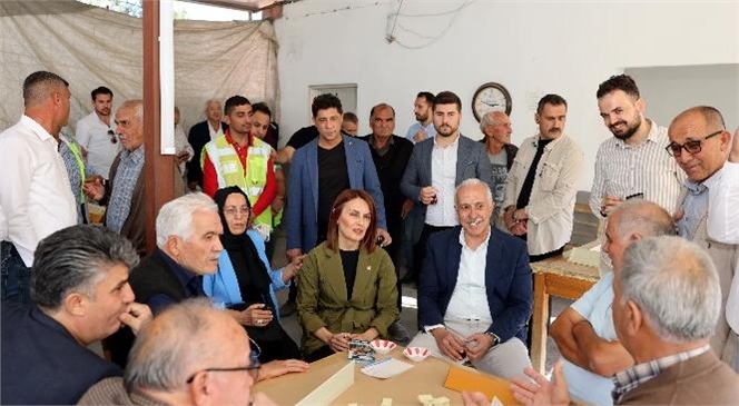 Akdeniz Belediye Başkanı Gültak, Huzurkent’in Mahallelerini Gezdi, Esnaf ve Vatandaşları Dinledi