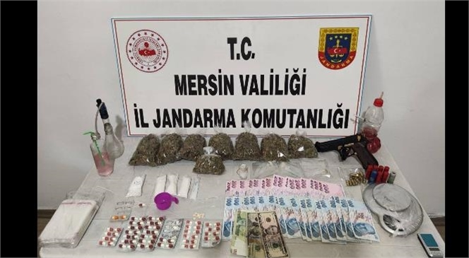 Mersin’de Jandarmadan Uyuşturucu Madde Operasyonu 8 Gözaltı