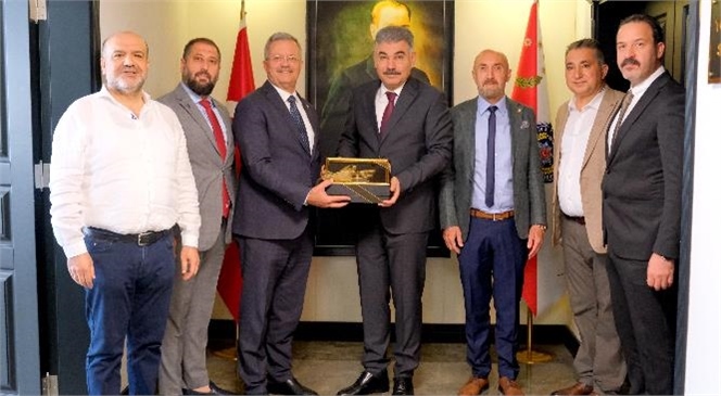 Mersin Tarsus Organize Sanayi Bölgesi Yönetim Kurulu’ndan Mersin İl Emniyet Müdürü Kamil Karabörk’e Ziyaret