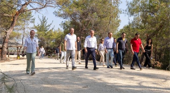 BAŞKAN SEÇER, BÜYÜKŞEHİR’İN DÜZENLEDİĞİ EMİRLER ORMAN PARKI PİKNİK ALANI’NI İNCELEDİ