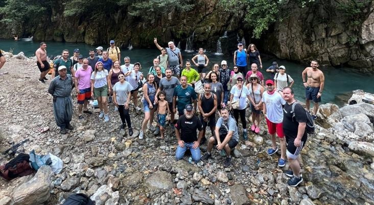 Tadeka'dan "Karasu Şelalesi" Bölgesinde Doğa Yürüyüşü