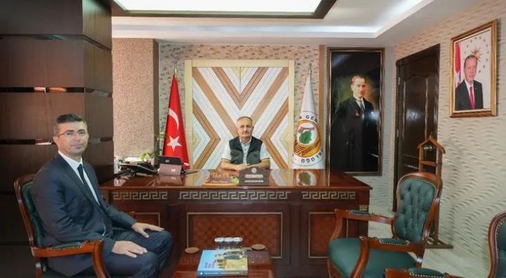 Erdemli Orman İşletme Müdürlüğüne Atanan Akbudak, Bölge Müdürü Etli'ye Ziyaret