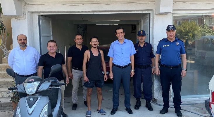 Mersin Bozyazı Kaymakamı Topsakaloğlu'ndan Esnaf Ziyareti