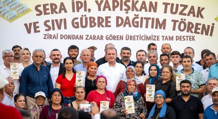 Başkan Seçer, ‘sera İpi, Yapışkan Tuzak ve Sıvı Gübre Dağıtım Töreni’ne Katıldı