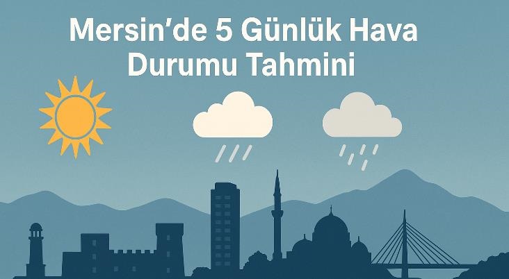 Mersin’de 5 Günlük Hava Durumu Açıklandı