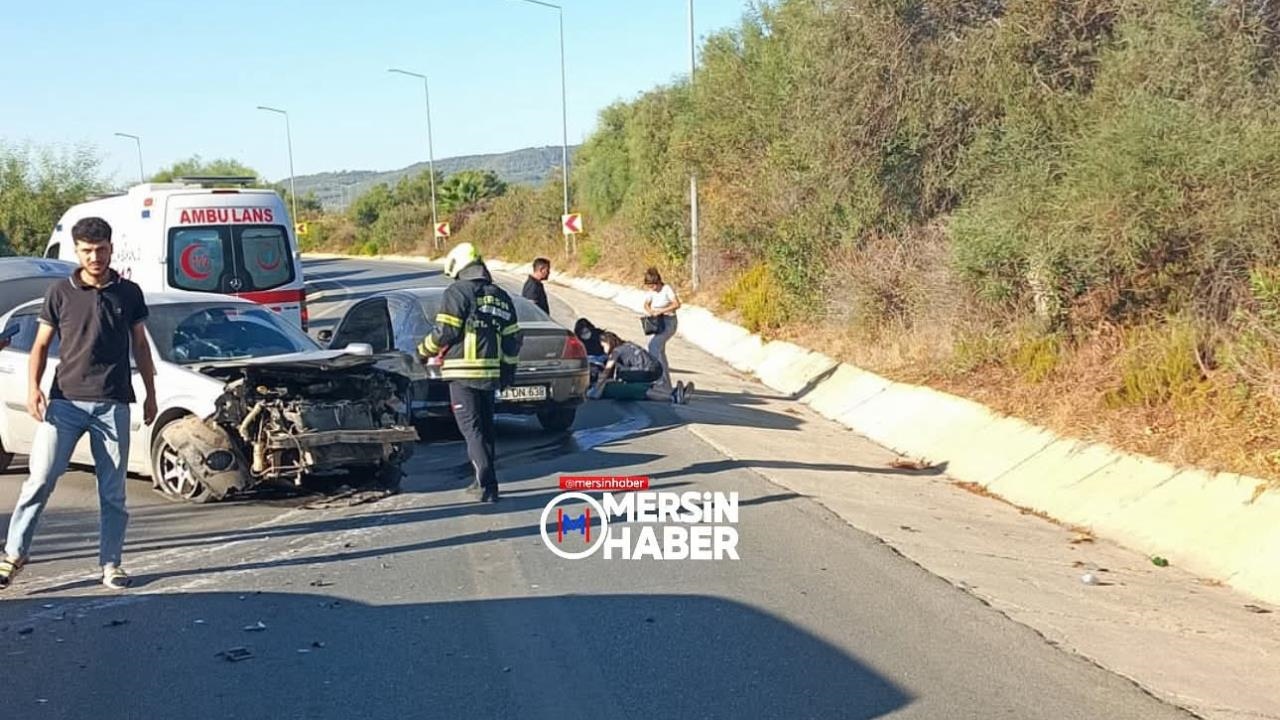 Mersin'de Kaza: 2 Kişi Yaralandı