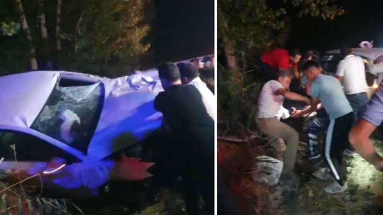 Silifke - Mut Yolunda Vatandaşlar Aracı Kaldırıp Yaralıyı Kurtardı