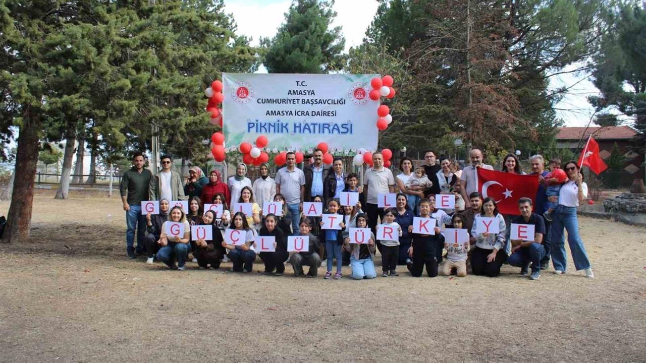 Amasya İcra Dairesi'nin Piknik Etkinliği: Aileler Bir Araya Geldi