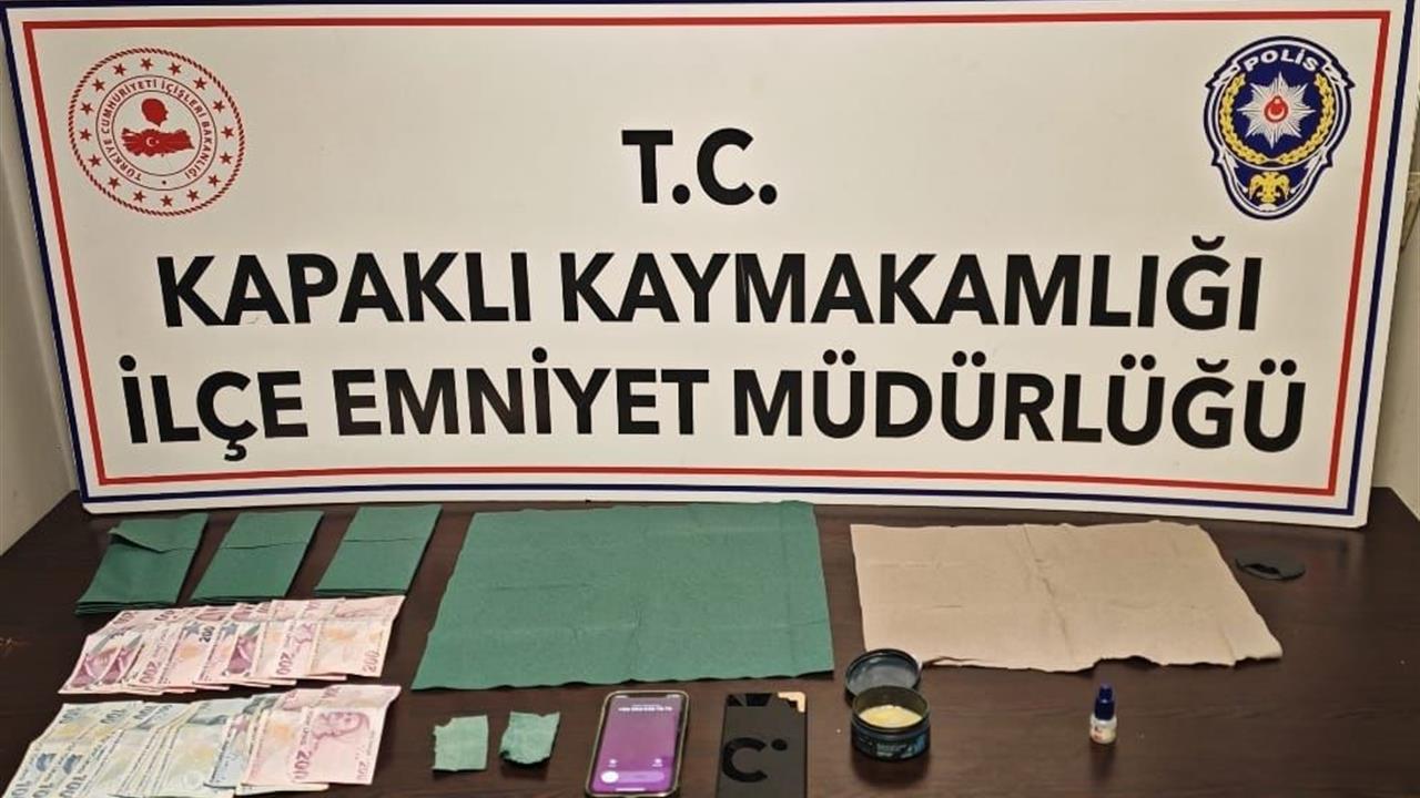 Kapaklı'da Uyuşturucu Satıcısı Tutuklandı
