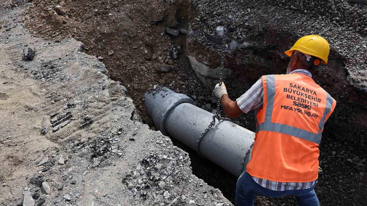 Çukurahmediye'de Yağmur ve Atık Suyu Hattı Güçlendiriliyor