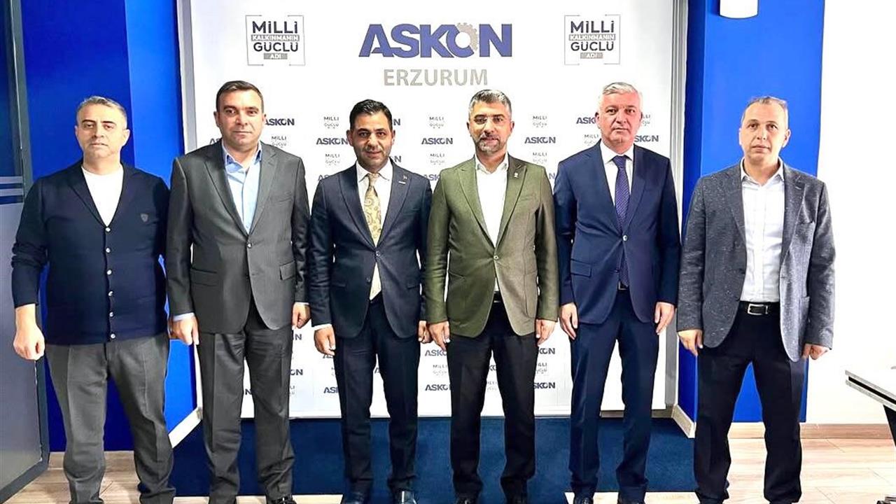 Küçükoğlu'ndan ASKON'a Ziyaret: Erzurum'un Gelişimi Ele Alındı
