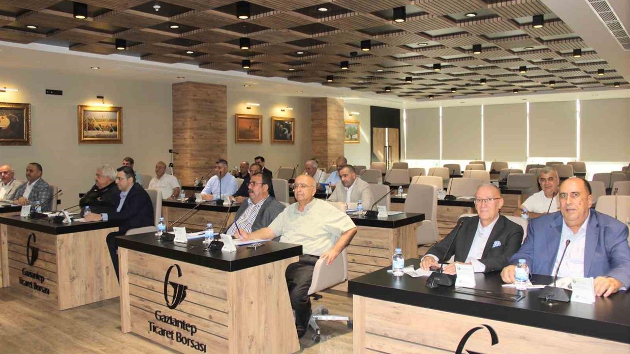 Gaziantep'te GTB Eylül Ayı Toplantısı Yapıldı