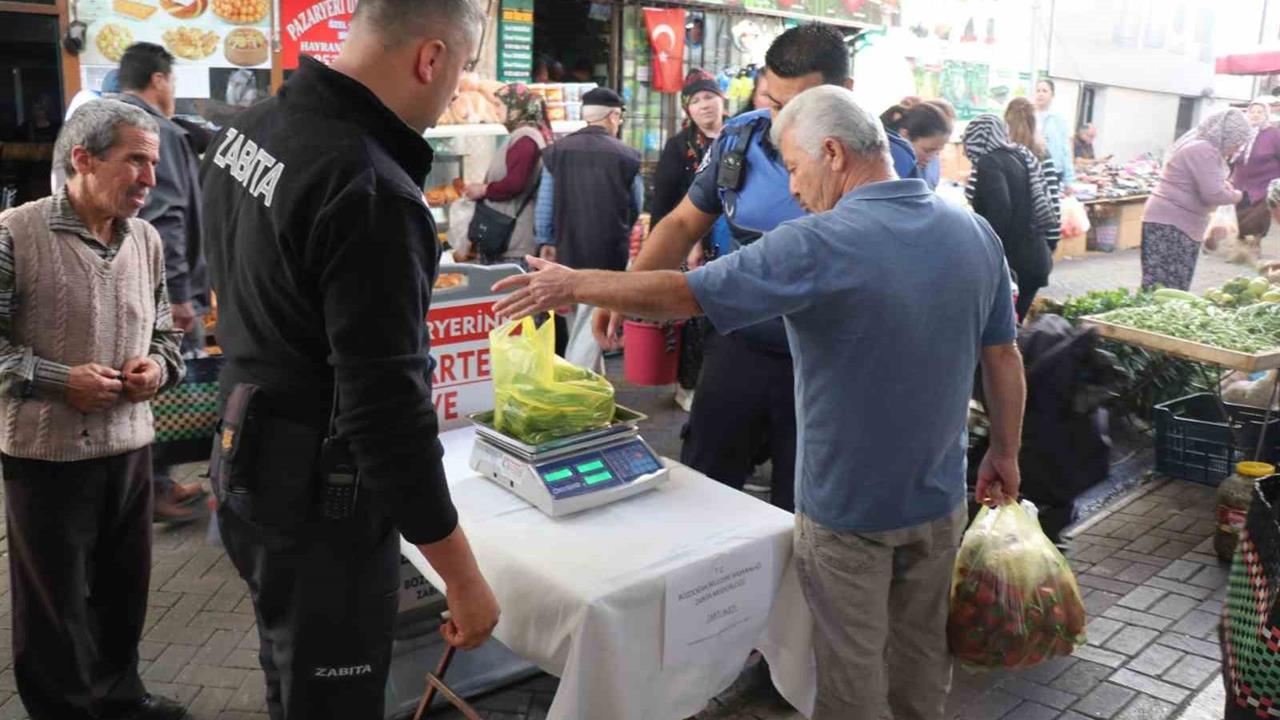 Bozdoğan'da Tartı Kontrol Noktası Uygulaması Başlatıldı