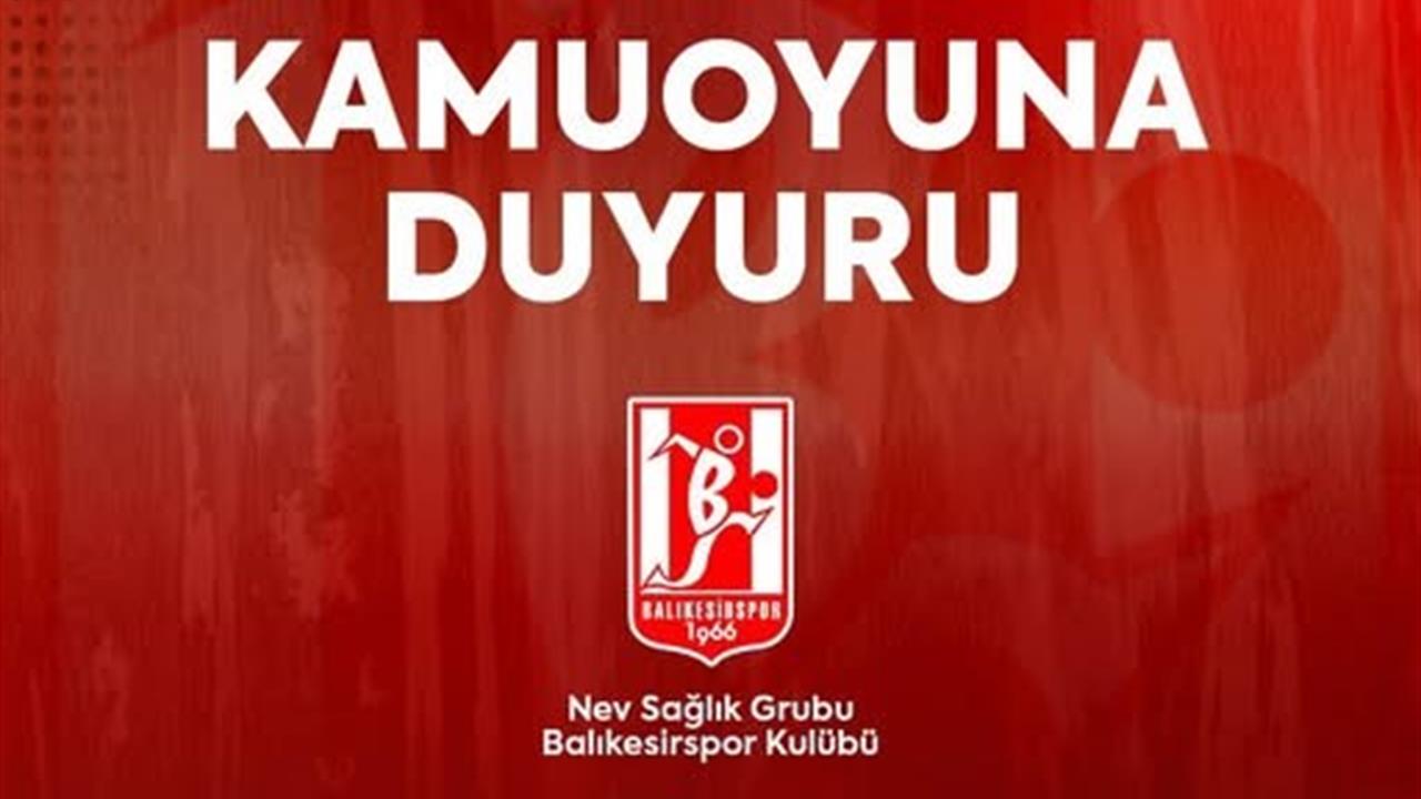 Balıkesirspor Olağanüstü Genel Kurul Tarihini Açıkladı