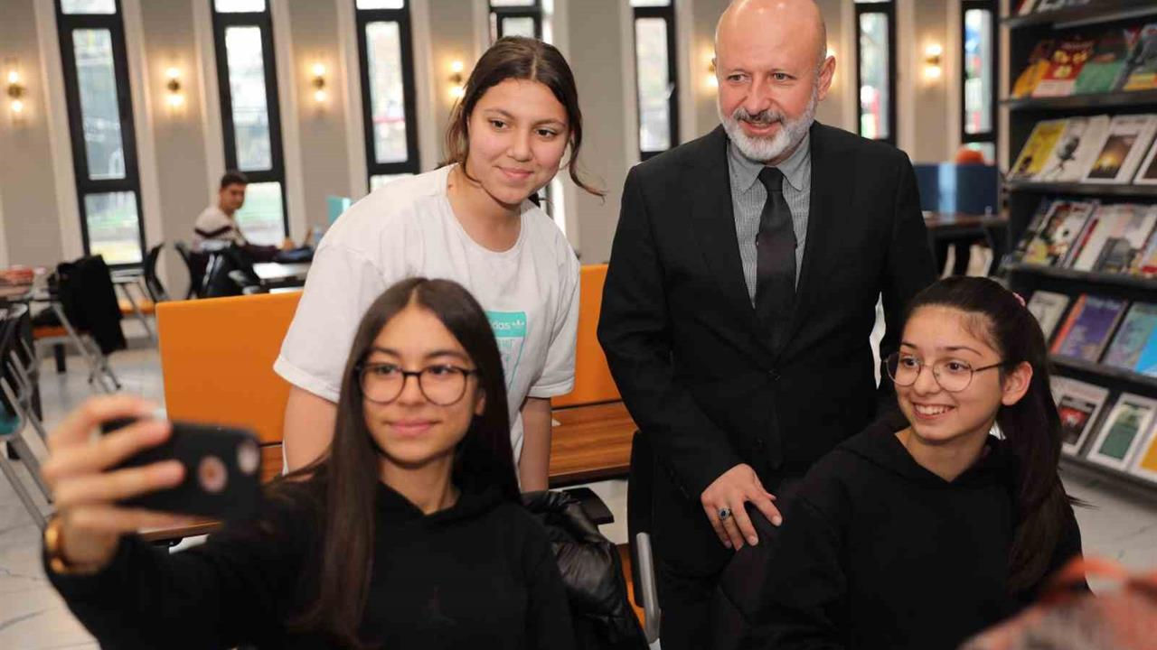 Kocasinan'da Sinan Kütüphaneleri Öğrencilerin Uğrak Noktası