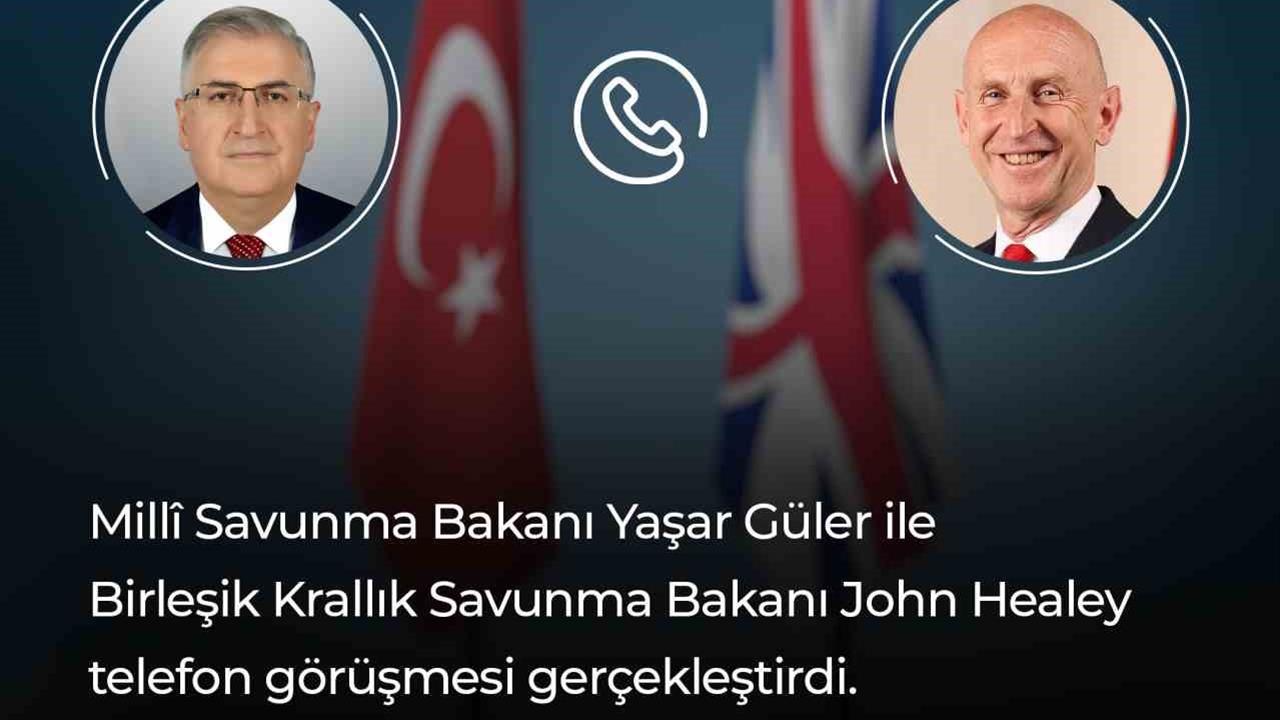 Bakan Güler ve Healey'den Savunma İş Birliği Görüşmesi