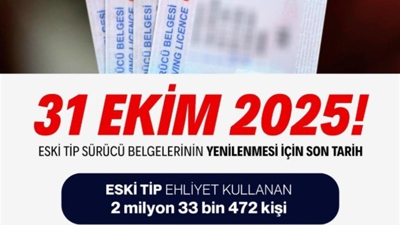 Bakan Yerlikaya: Eski Sürücü Belgeleri İçin Son Tarih 31 Ekim