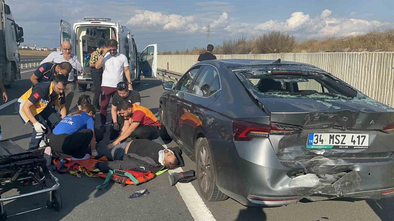 Tekirdağ'da Motosiklet Kazası: 1 Yaralı