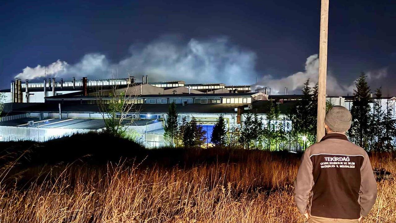 Tekirdağ'da Sanayi Tesislerine Gece Denetimi Yapıldı