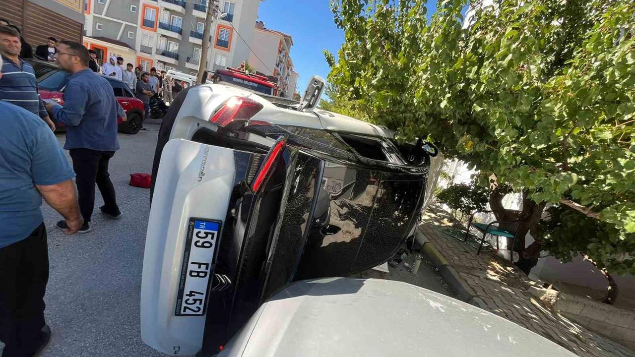 Isparta’da Trafik Kazası: 5 Yaralı