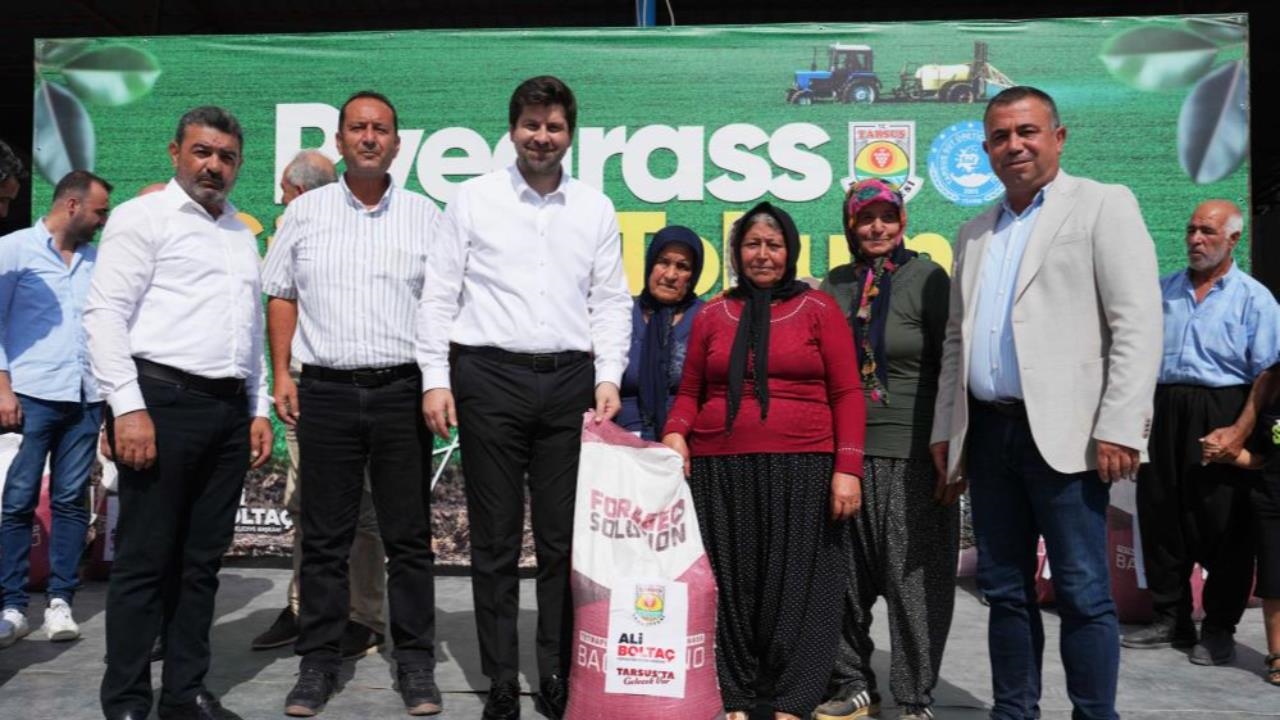 Süt Üreticilerine Tarsus Belediyesi’nden Tohum Desteği