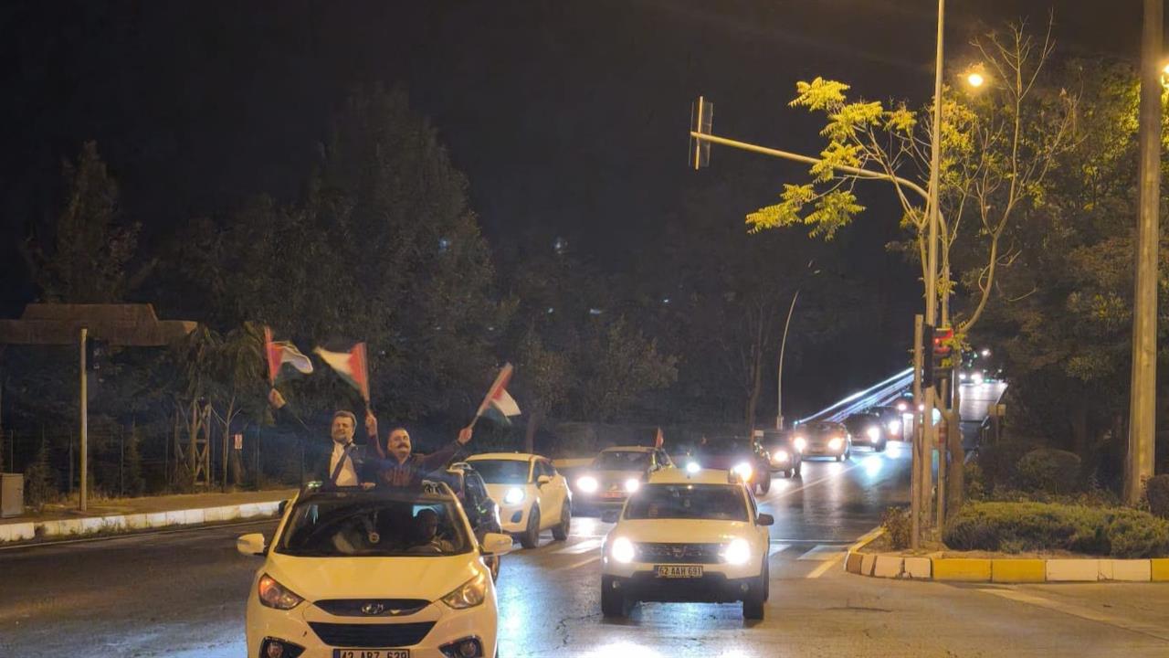 Tunceli’de Filistin’e Destek Konvoyu Düzenlendi