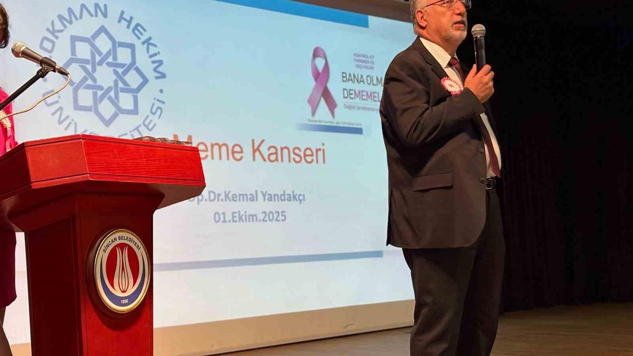 Sincan'da Meme Kanseri Farkındalık Toplantısı Düzenlendi