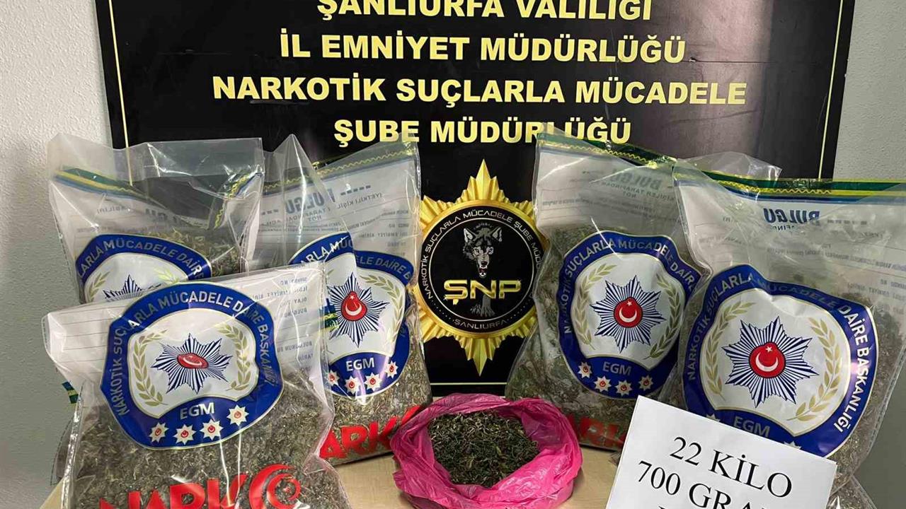 Şanlıurfa'da Uyuşturucu Operasyonu: 2 Gözaltı
