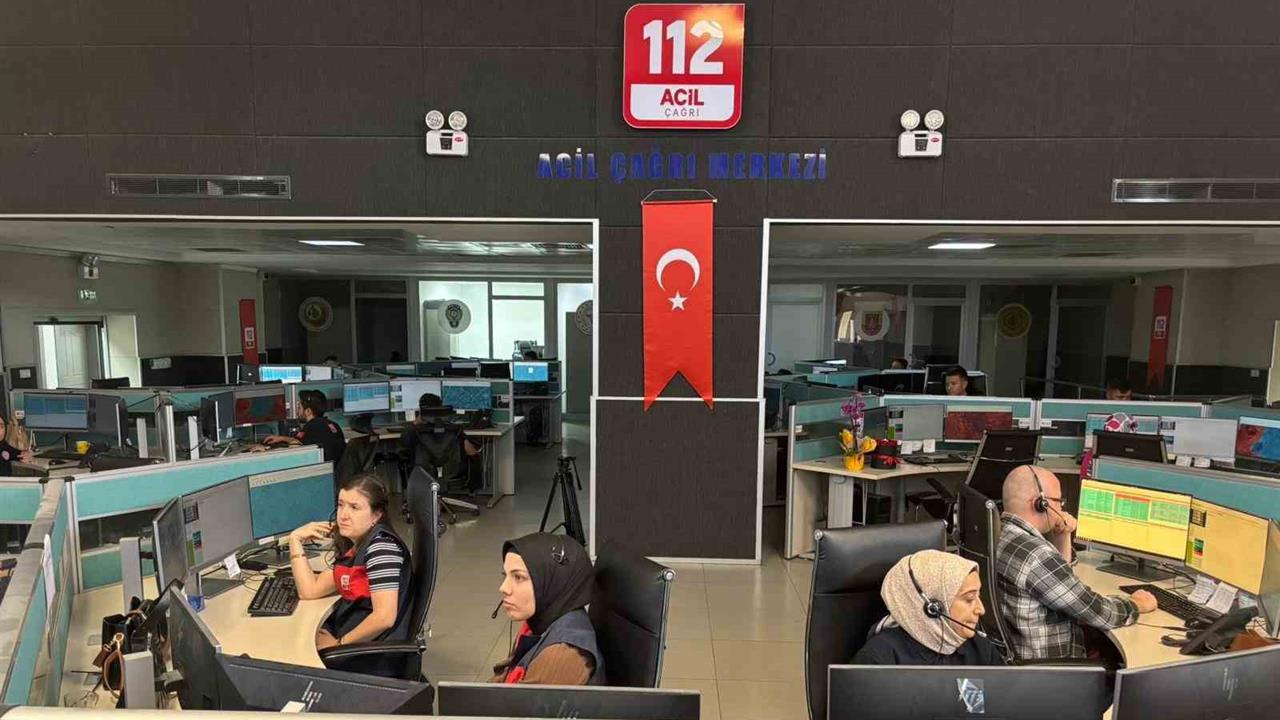 Gaziantep'te 112 Acil Çağrı Merkezine 1,7 Milyon Asılsız Çağrı Geldi