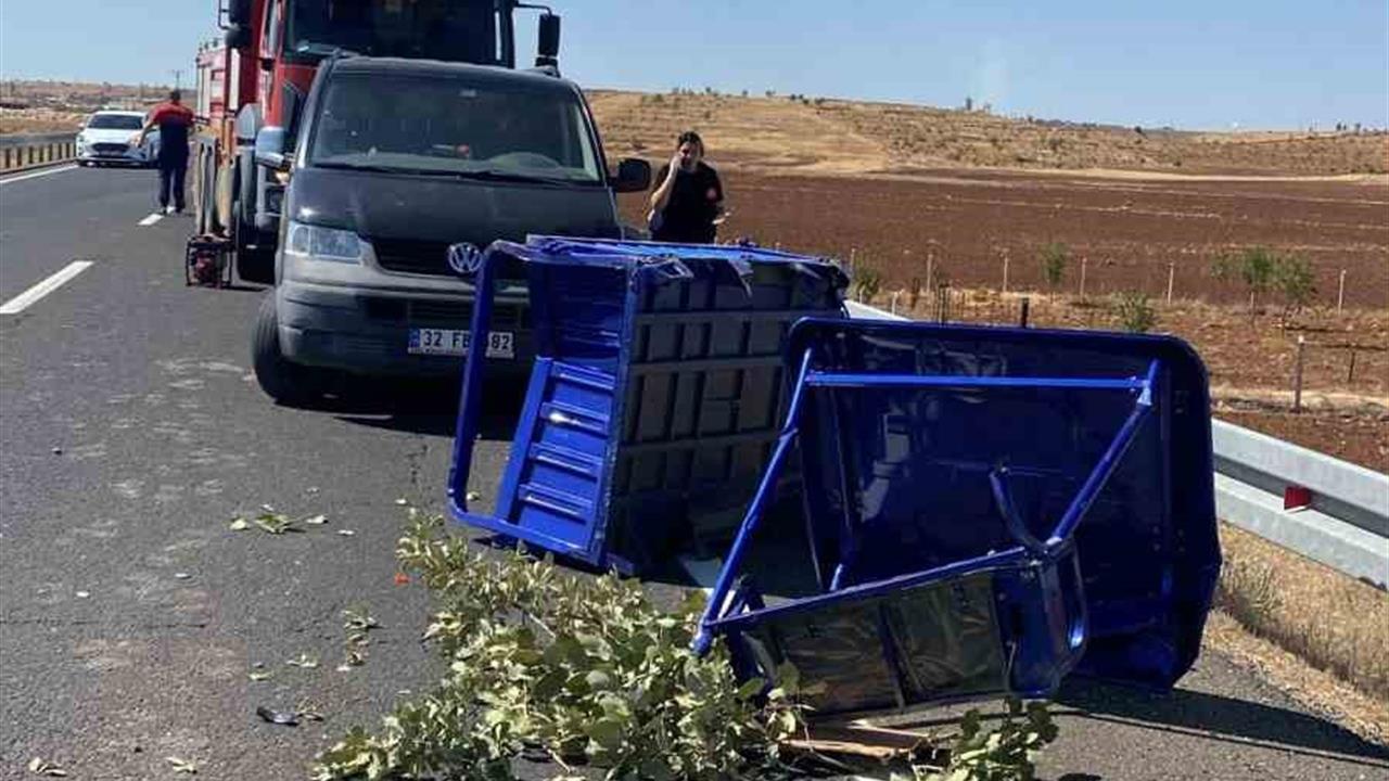 Mardin'de Otomobil-Motosiklet Çarpışması: 1 Ölü, 4 Yaralı