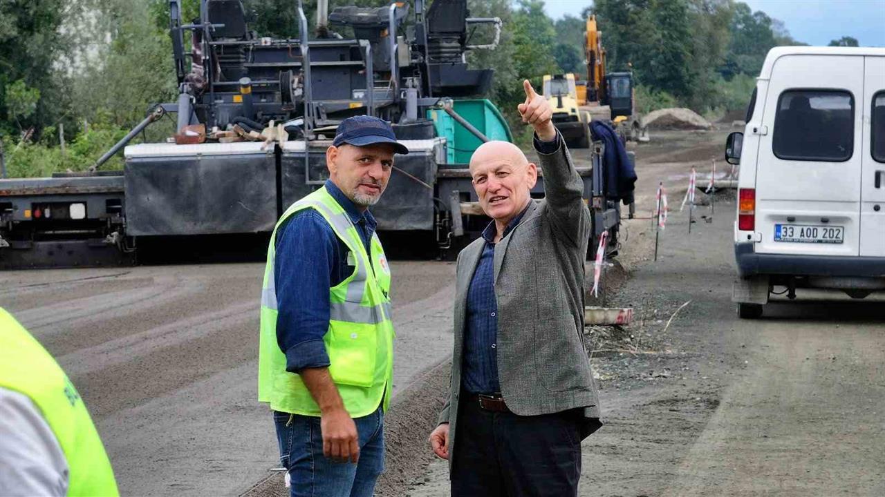 Terme’de Yeni Bulvar Yolu Yapımı Başladı