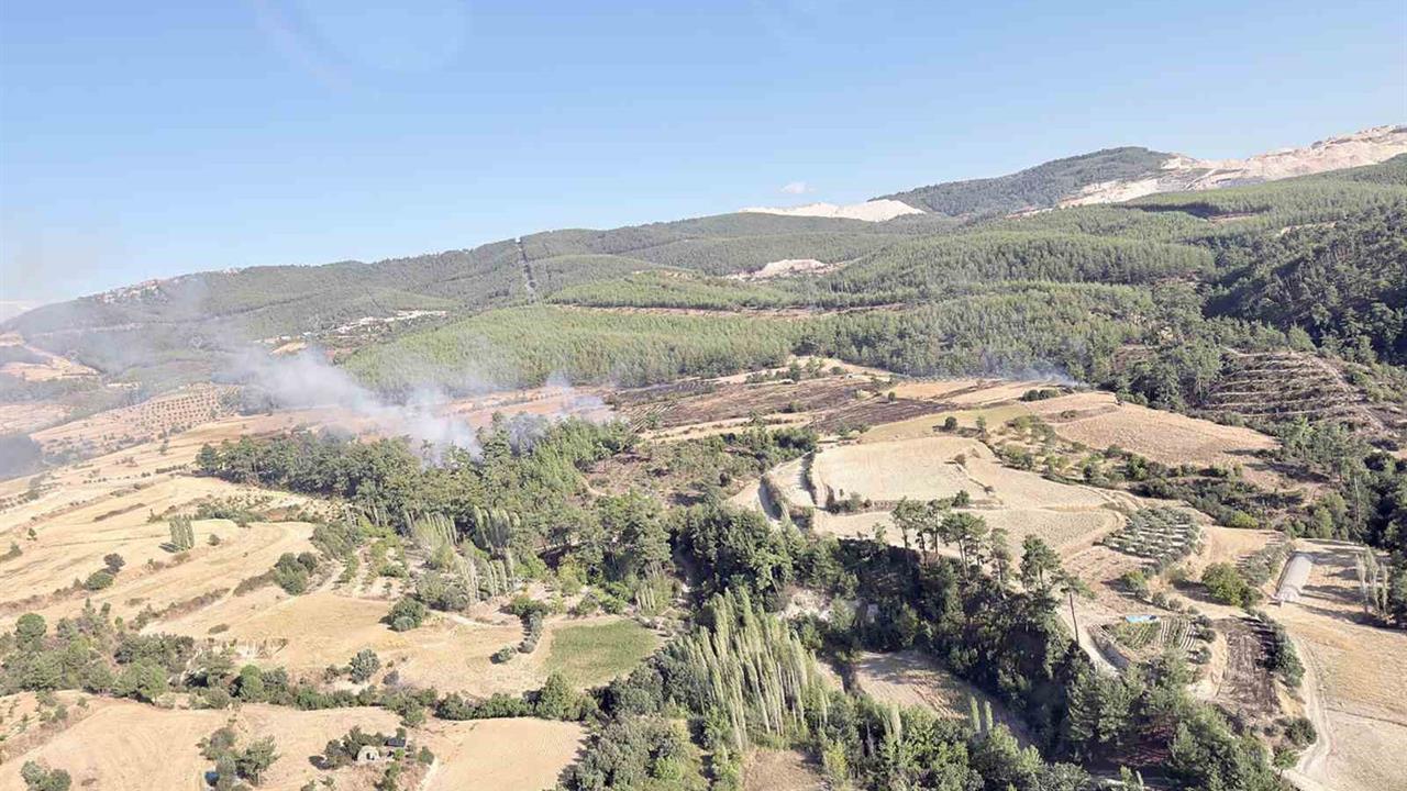Kavaklıdere-Bozdoğan Sınırında Yangın Kontrol Altına Alındı
