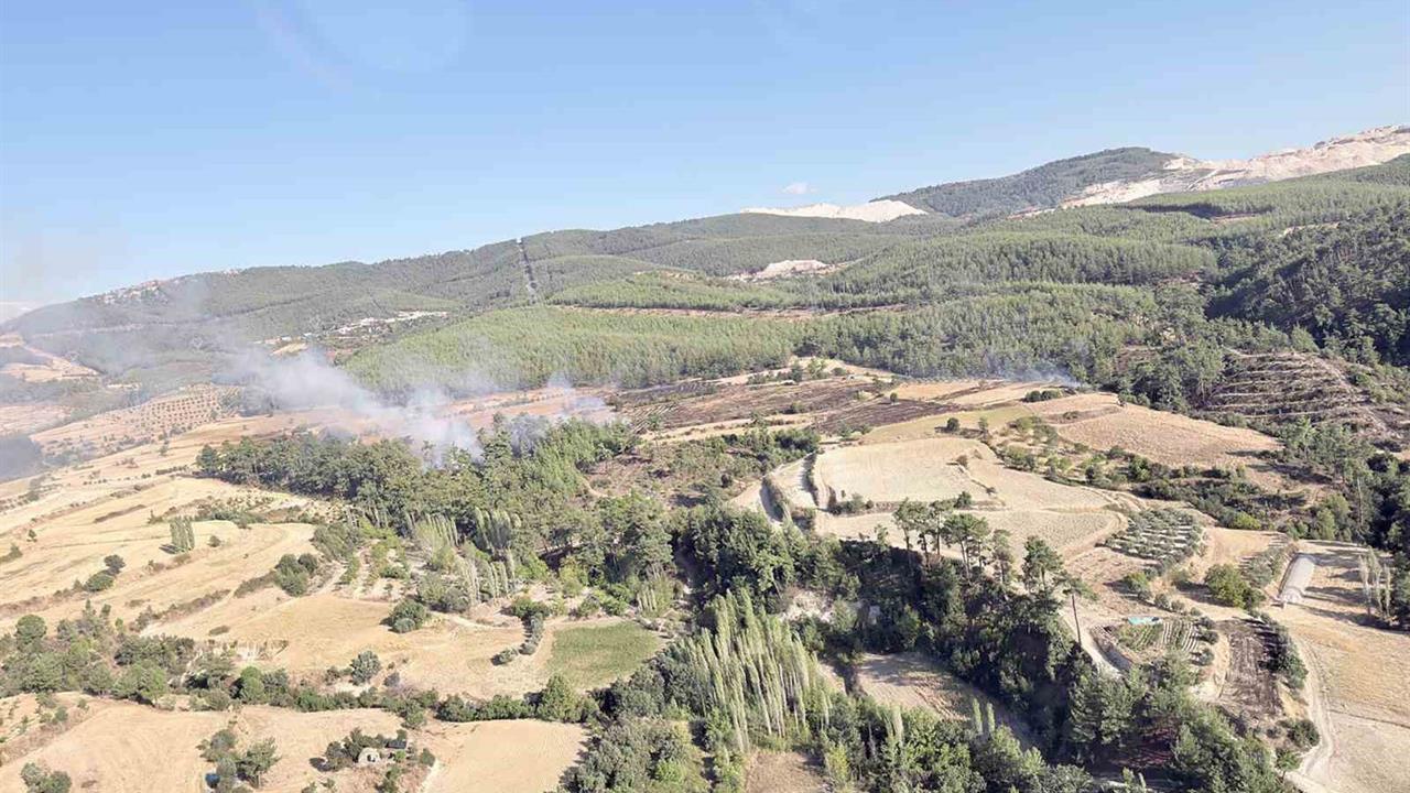 Kavaklıdere ve Bozdoğan Sınırındaki Orman Yangını Kontrol Altına Alındı