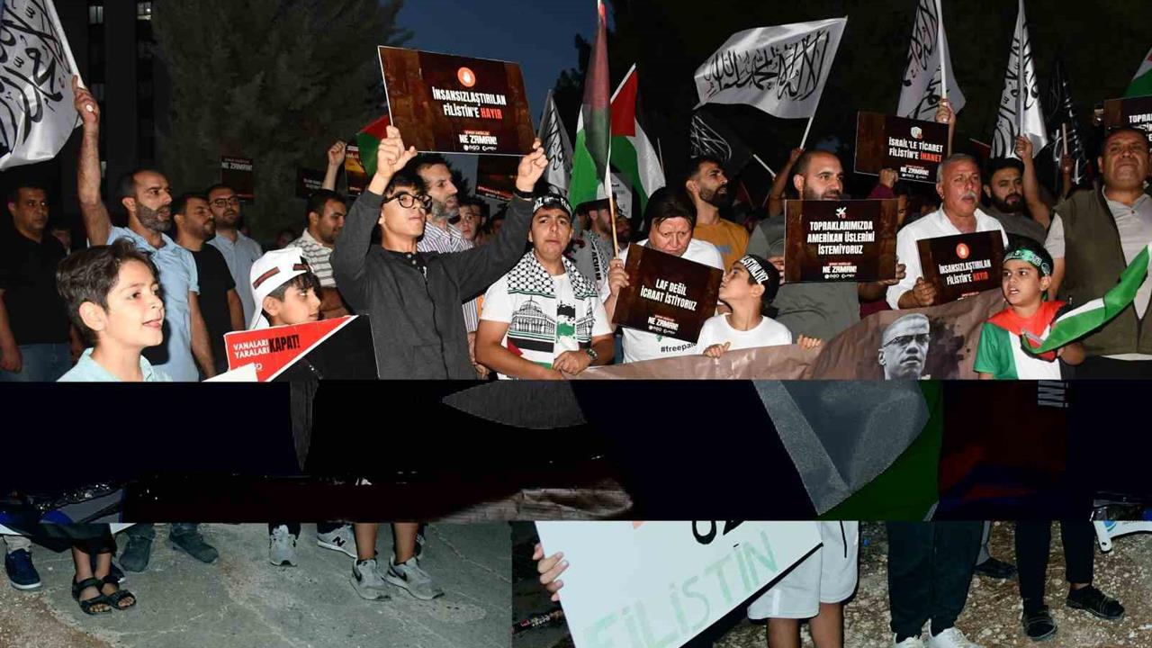 Siverek'te Filistin'e Destek Konvoyu Düzenlendi