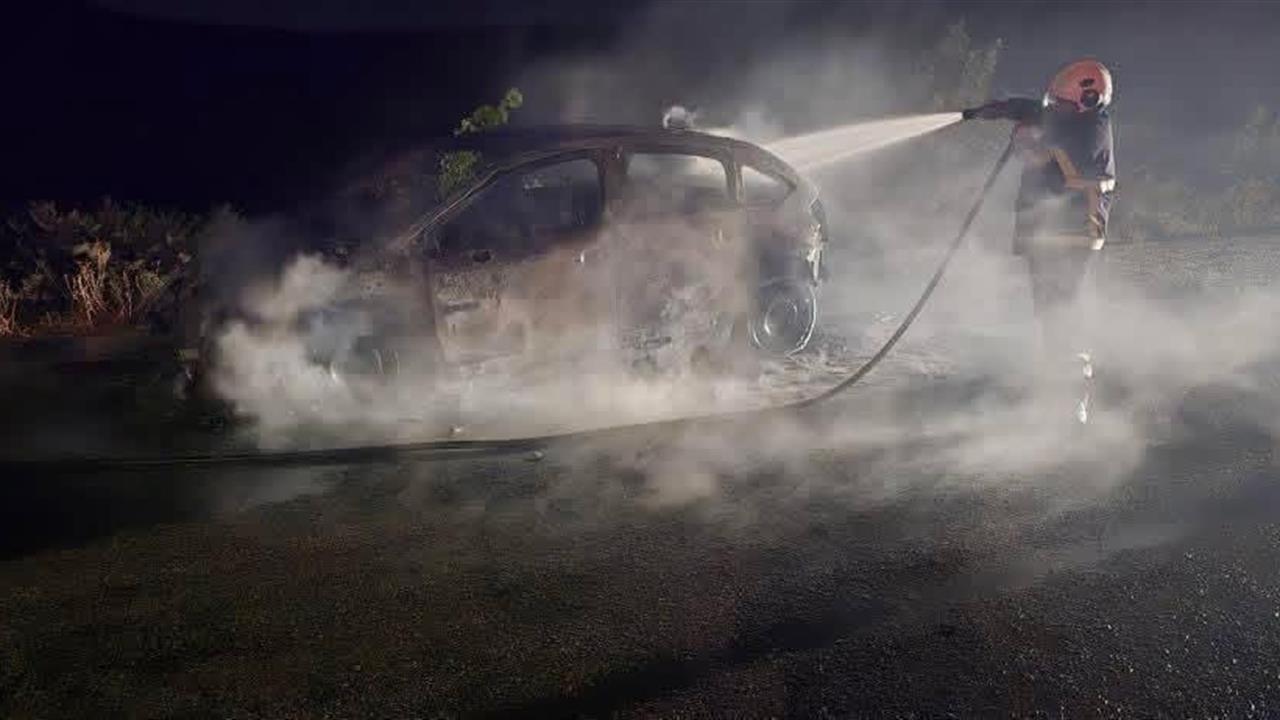 Hatay'da Yangın: Otomobil Kullanılamaz Hale Geldi