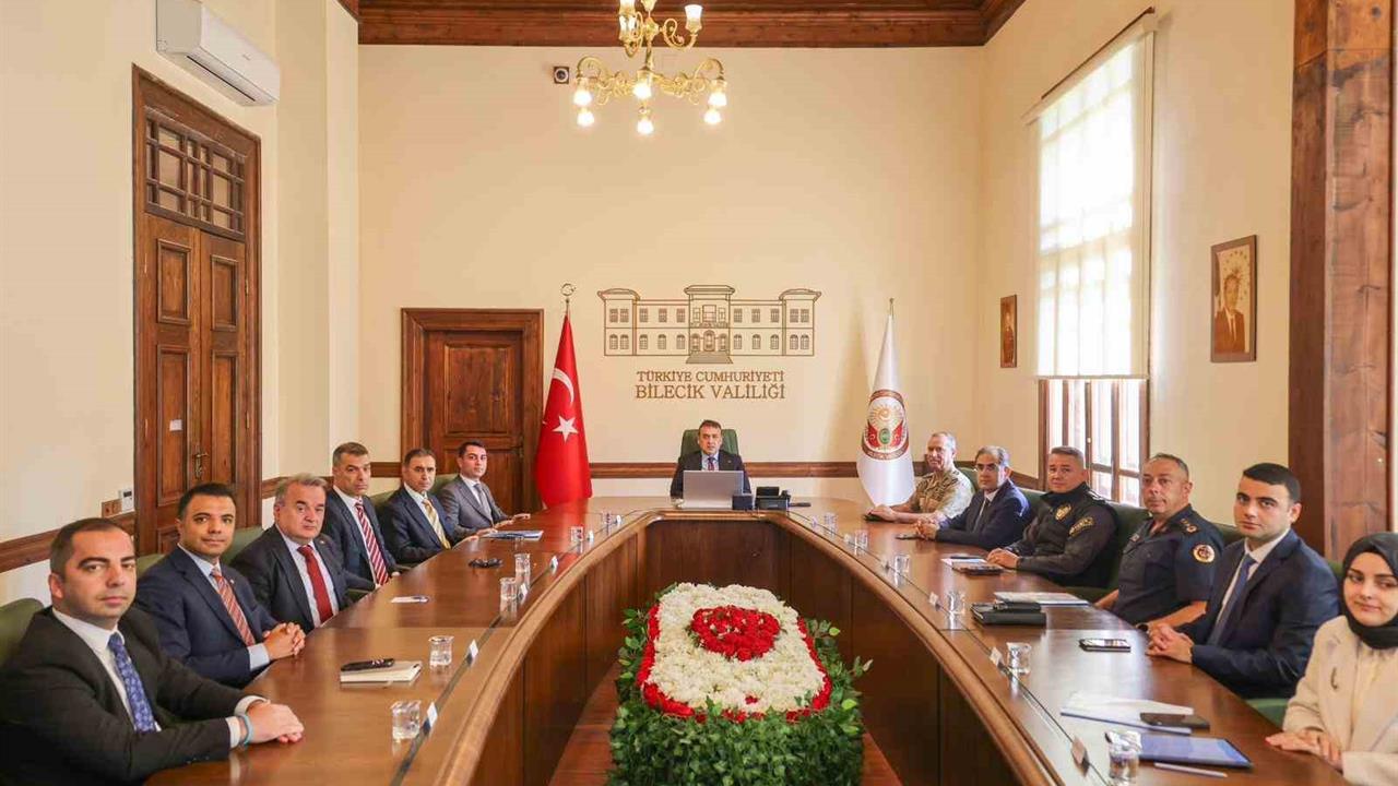 Bilecik'te Asayiş ve Güvenlik Toplantısı Yapıldı