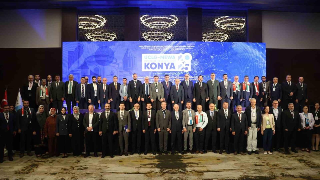 Konya'da UCLG-MEWA Kongresi: El-Halil Başkanı Yeniden Seçildi