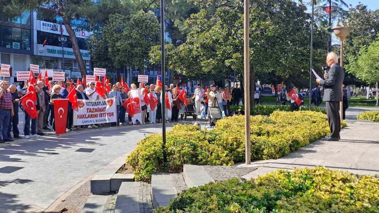 Samsun'da Emekli Astsubayların Hak Mücadelesi Sürüyor