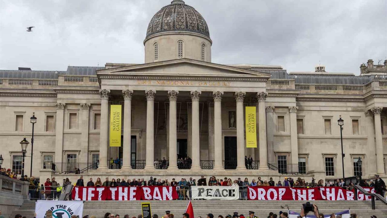 Londra'da Filistin Gösterisine Polis Müdahalesi: 175 Gözaltı