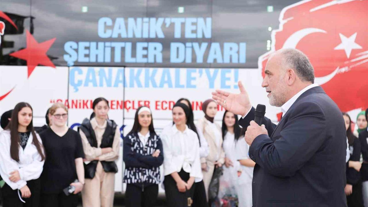 Canikli Öğrenciler Çanakkale'ye Uğurlanıyor
