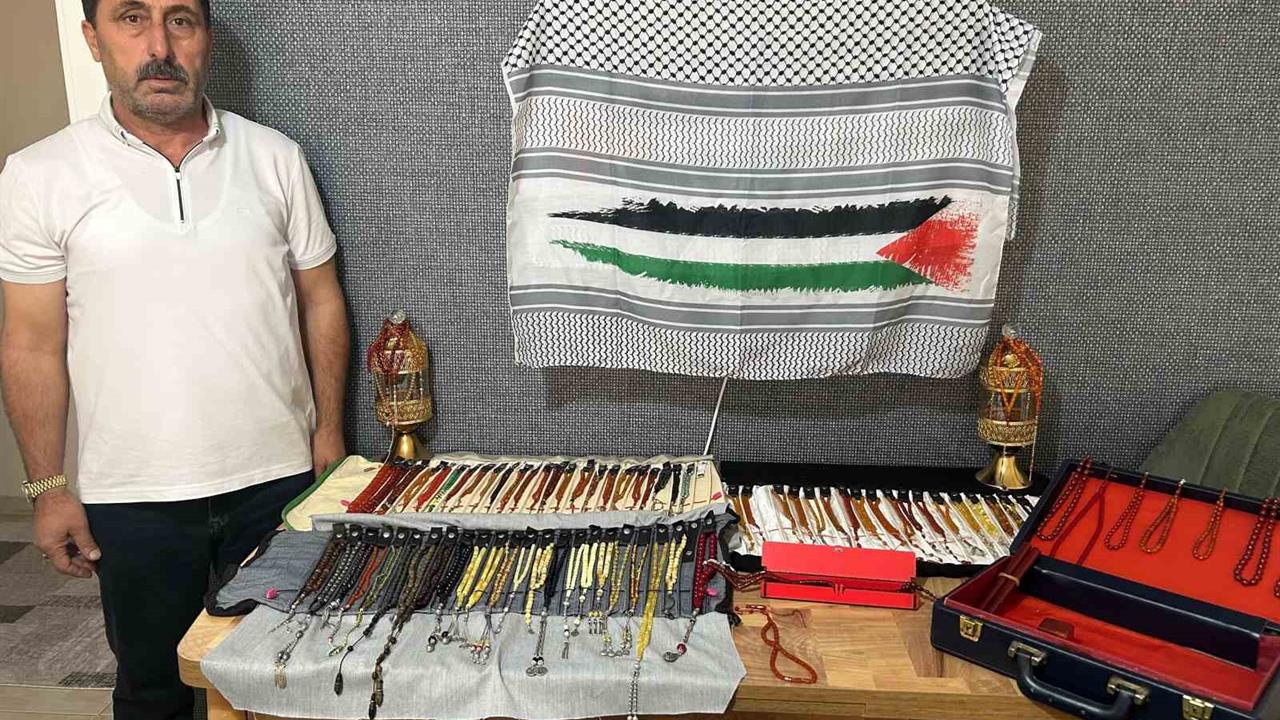 Bingöl'den Gazze'ye Yardım Eli: 35 Yıllık Tespih Koleksiyonu Satışta