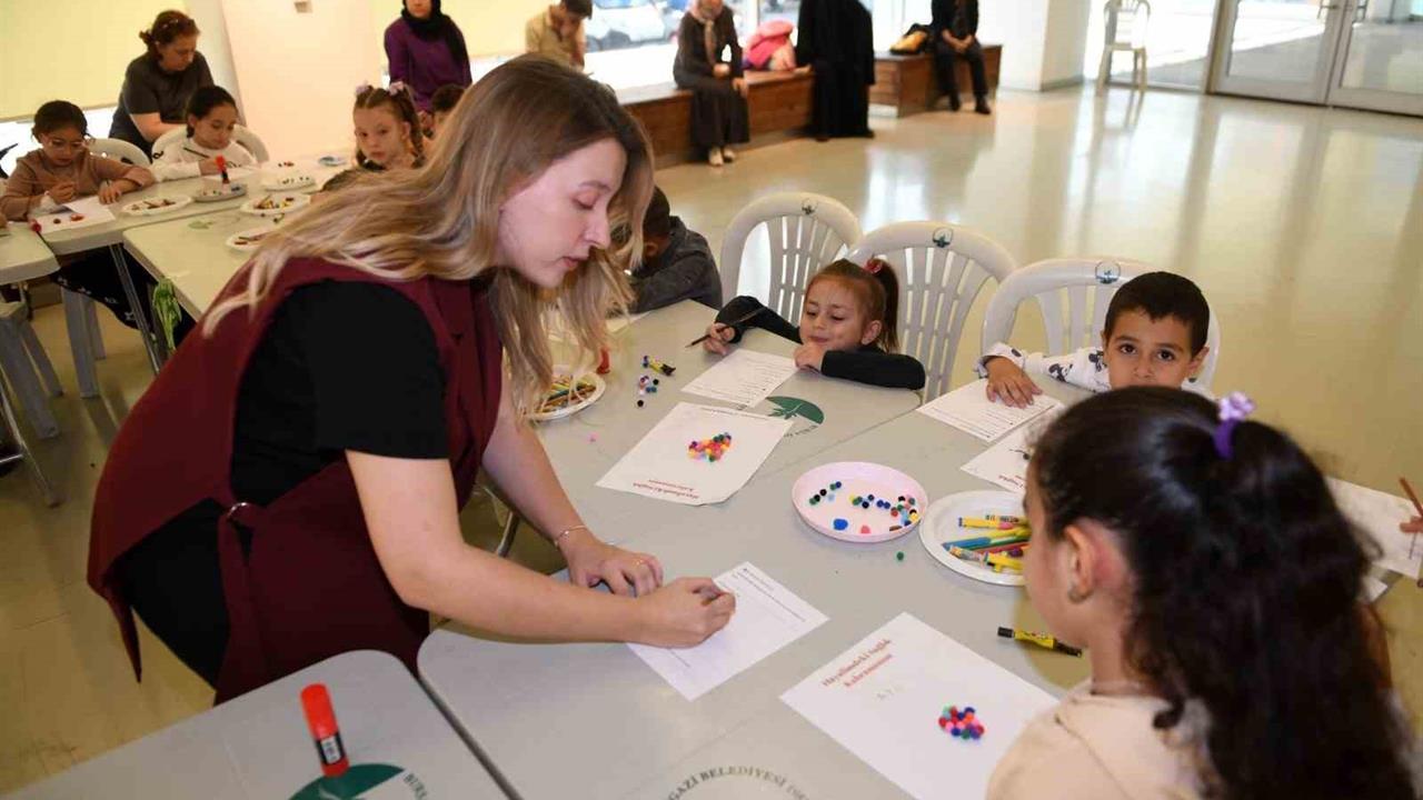 Osmangazi'de Çocuklar Sağlıklı Beslenmeyi Oyunla Öğreniyor