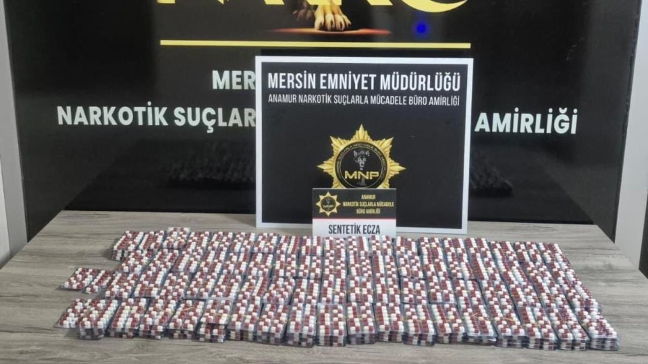 Anamur’da Operasyon: Taksi İçinde Uyuşturucu Hap… Hem de Binlerce!