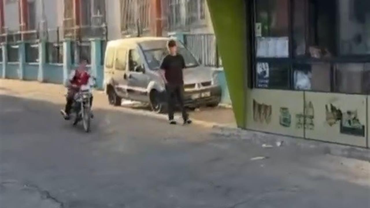 Gaziantep'te Kasksız Motosiklet Sürücüsüne Ceza Kesildi